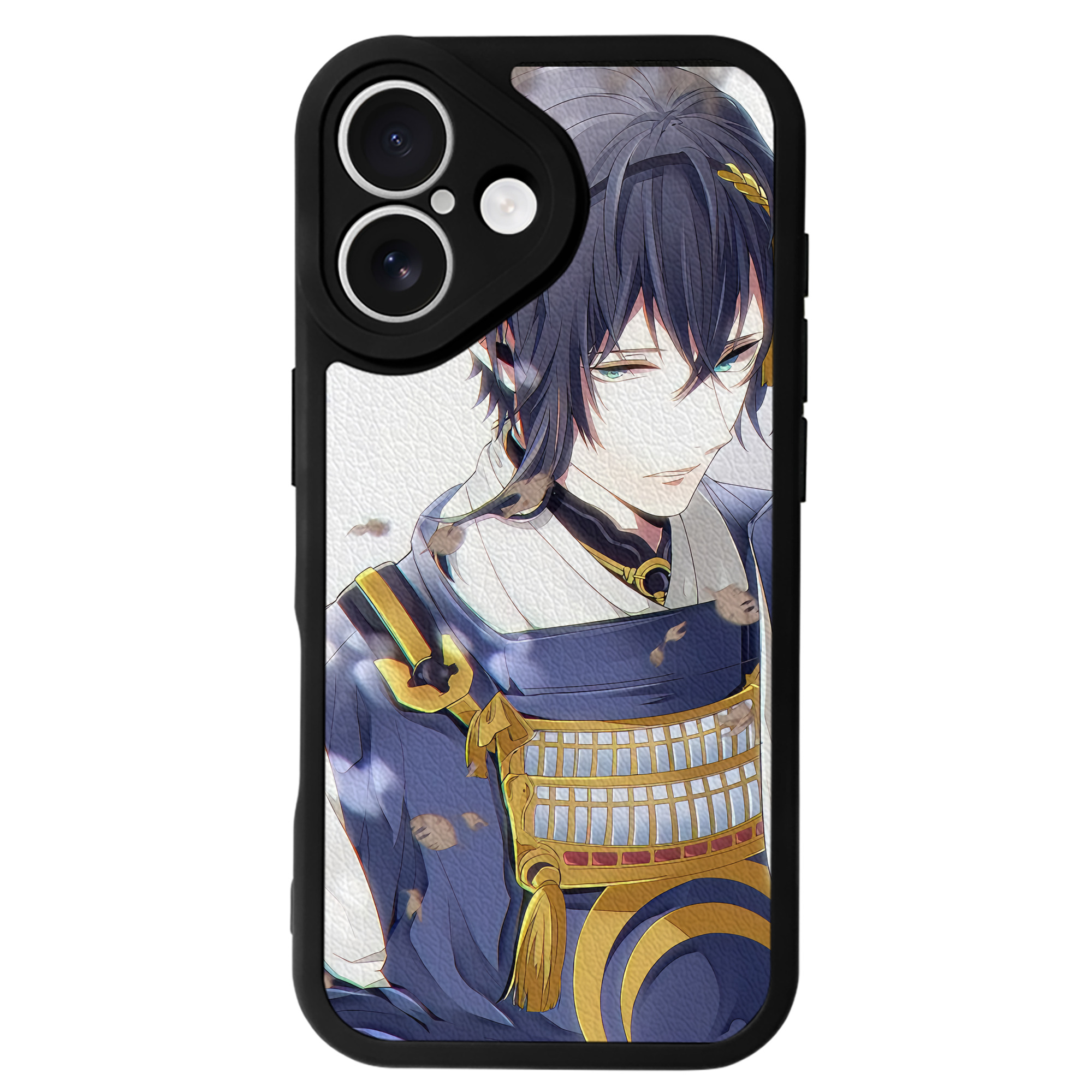 （画像用） 刀剣乱舞 Touken Ranbu 【iPhone 16シリーズ対応】シリコンスマホケース（レザー調） 材質：シリコン